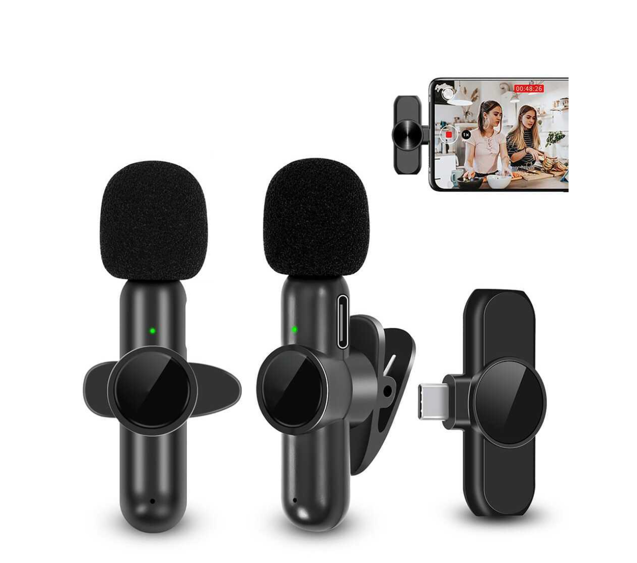 Unleash Studio-Grade Sound Anywhere: K61 Wireless Lavalier Microphone, Your Portable Partner for Seamless Video and Audio Recording on Smartphones!