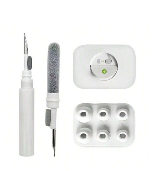 Sonic Harmony Bundle: 3 Pairs of Replacement Ear Tips, 1 Cleaner Pen – Elevate Your AirPods Pro Experience with Precision Fit and Noise Reduction!