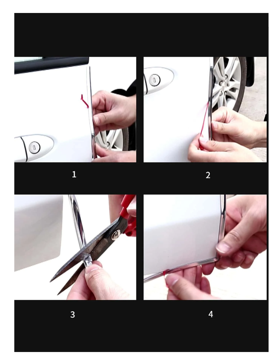 Shine & Shield: 5M Electroplated Car Door Anti-Collision Strip - Stylish Soundproof Protection!