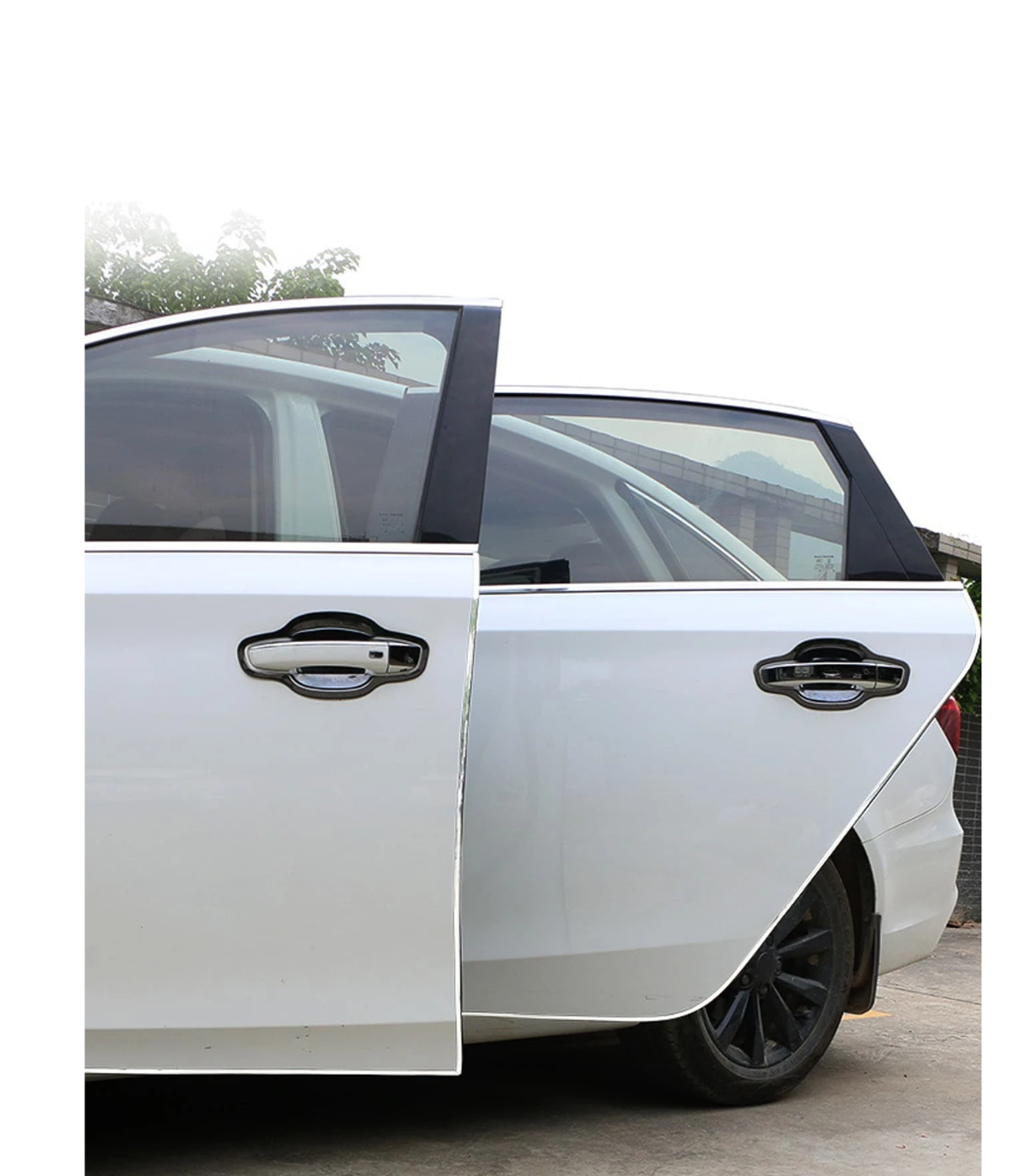 Shine & Shield: 5M Electroplated Car Door Anti-Collision Strip - Stylish Soundproof Protection!