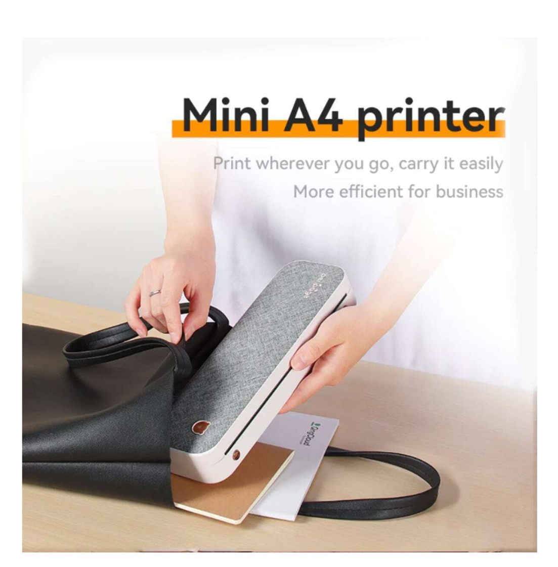 Print Anywhere, Anytime: Introducing the PeriPage A40 Wireless Portable Printer - Your Inkless Mobile Companion!