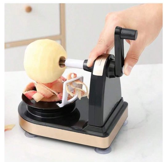 Peel, Slice, and Dice: Unleash Culinary Creativity with Our Multifunction Hand-Cranked Fruit and Vegetable Peeler!