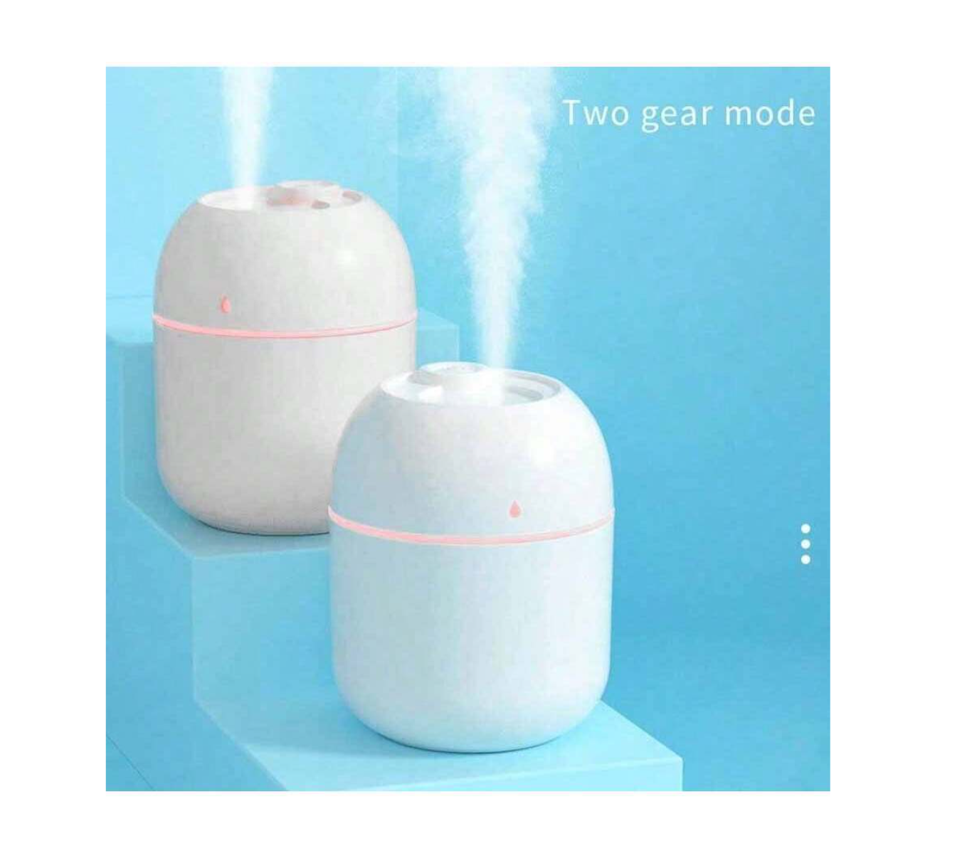 Serene Drops: Transform Your Space with 1pc Water Drop Shaped White Humidifier & LED Nebulizer!