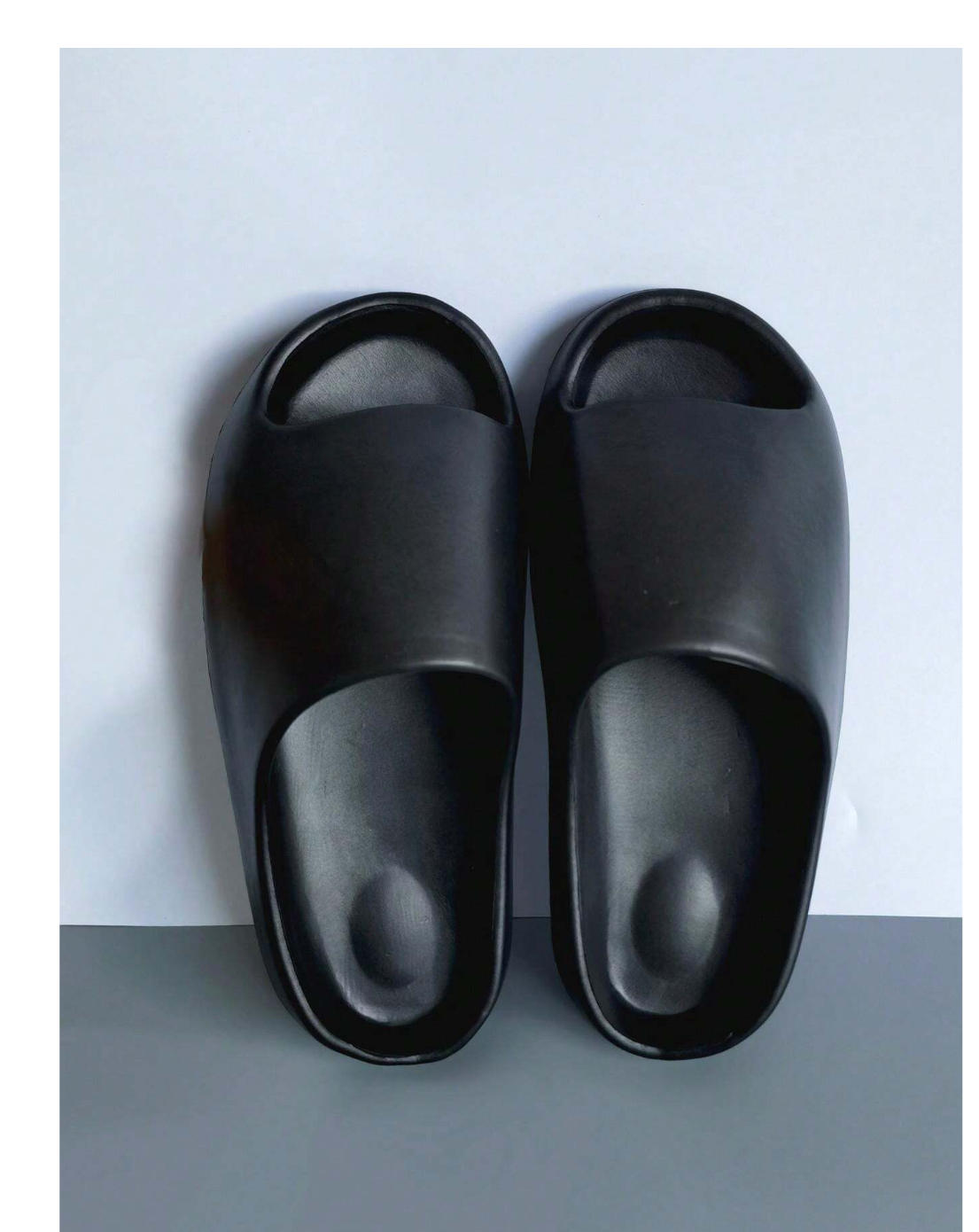 Stay Cozy, Step Bold: Men's Indoor Sport Slippers with Eva Thick Sole - Unisex Solid Color Comfort!