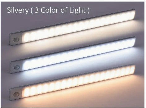 "SmartGlow: LED Motion Sensor Cabinet Light - Illuminating Intelligence for Your Home, Rechargeable & Versatile!"