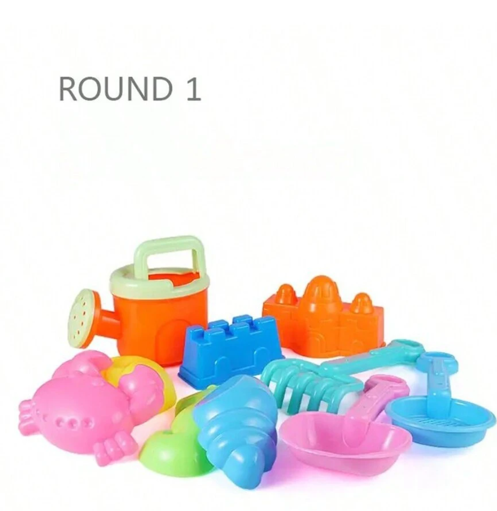 Shore Fun Adventures: Dive into Playtime with our Colorful Children's Beach Toy Set!