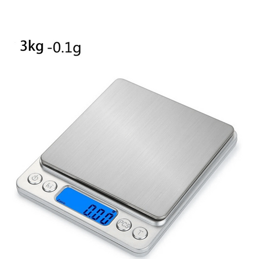 Precision Pro: 3kg-0.1g Stainless Steel Kitchen Scale – Master Multifunctional Measurement!