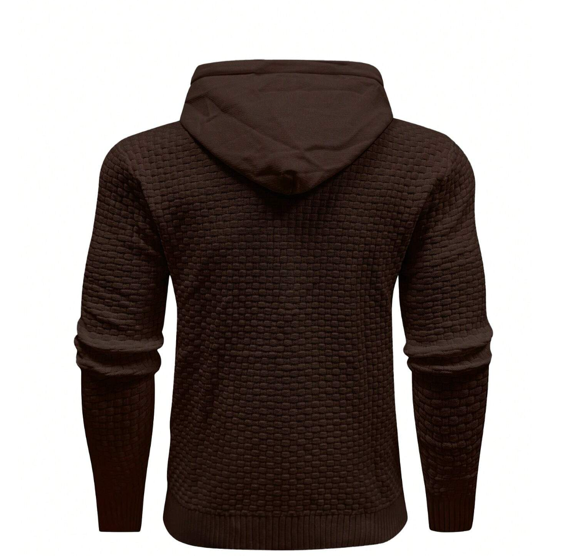 Urban Edge: Manfinity Homme Men's Patch Detail Hooded Sweater