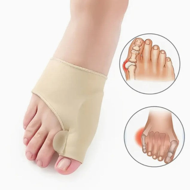 Dawn to Dusk Comfort: 2pcs Orthopedic Bunion Corrector for Night and Home Use - Unveil Relief for Your Feet!