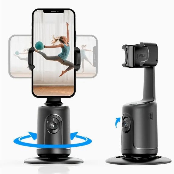 Smart Selfie Evolution: Auto Tracking Phone Holder for Effortless Vlogs, Live Streams & Perfect Shots - Your All-in-One Camera Robot Companion
