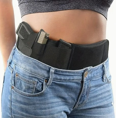 StealthGuard Elite: Concealed Carry Belly Band Holster - Elastic, Breathable, and Tactical Perfection for Men & Women's Ultimate Comfort and Security!