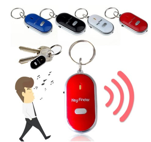 Find Me Now: LED Keychain Sound Locator & Remote Control Key Finder - The Perfect Gift for Anyone!