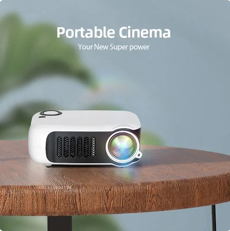 Immersive Entertainment at Home: Portable 3D LED Video Projector, Game Laser Beamer, 4K 1080P - Your Personal Home Cinema Theater Experience!