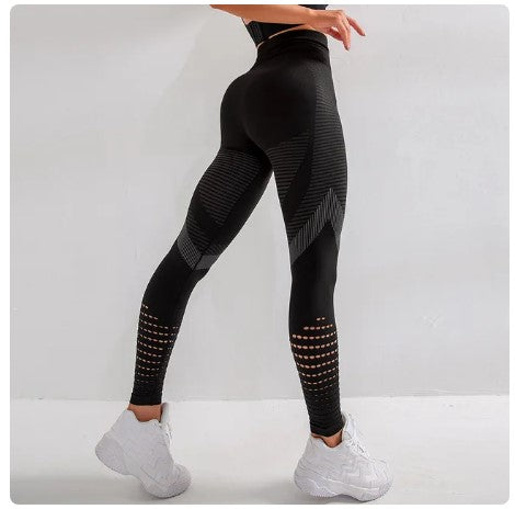"FlexiForm: Seamless Compression Yoga Pants for Women - Stretchy Fitness Leggings Ideal for Sports, Running, and Gym Workouts"