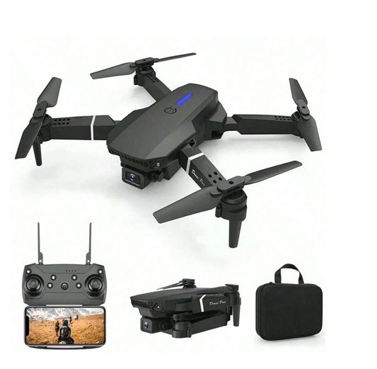 Take Flight in Style: E88 Foldable RC Quadcopter Drone – Capture, Control, and Conquer!