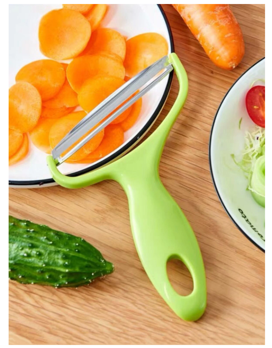 Slice & Shred Symphony: 1pc Stainless Steel Cabbage Grater - Your Multifunctional Maestro for Effortless Veggie and Fruit Mastery!