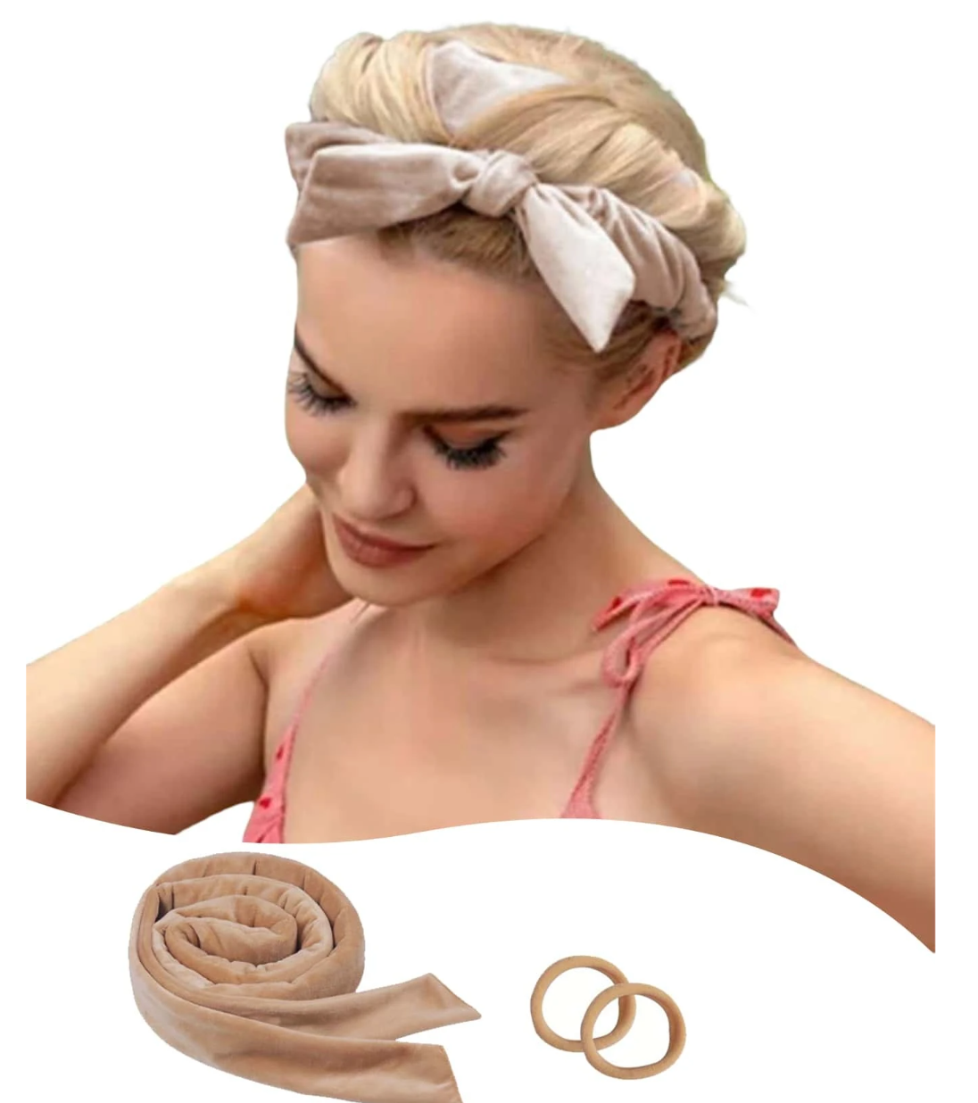 Dreamy Waves Sans the Heat: Black Friday Special on Heatless Curling Rod Headband – Unleash Your Natural Soft Wave with Sleeping Curls Ribbon Rollers!