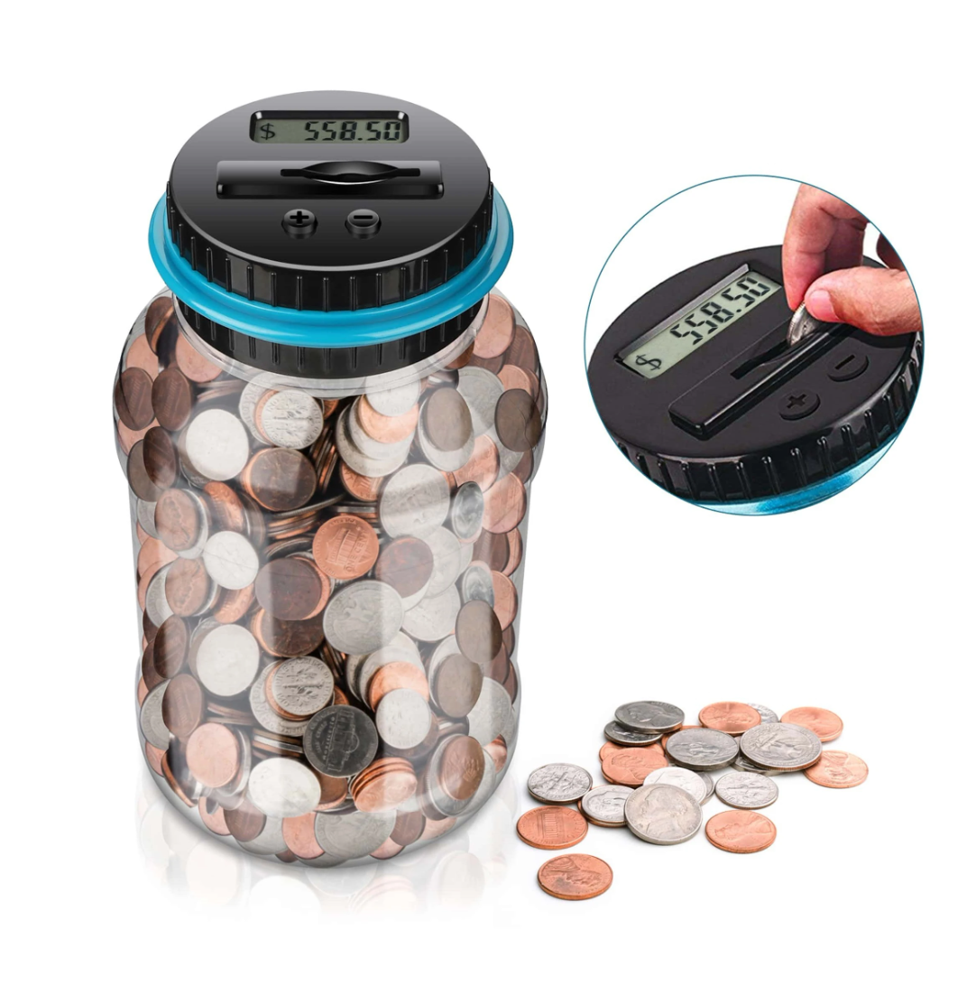 Count Your Coins: The Ultimate Digital Money Bank for Kids and Adults!