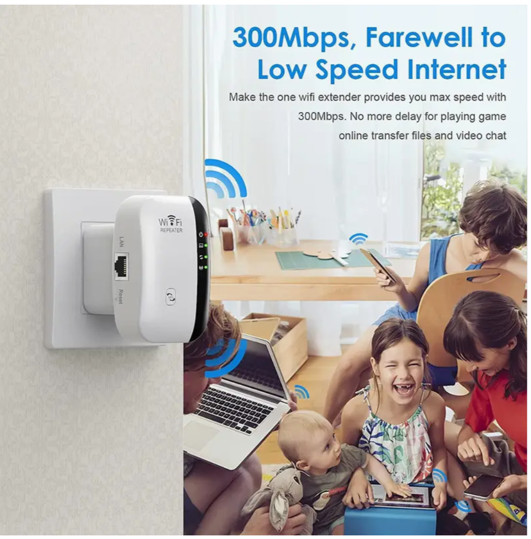 Turbocharge Your Connectivity: Unleash 300Mbps Speeds with Our Long-Range Wireless Repeater Access Point!