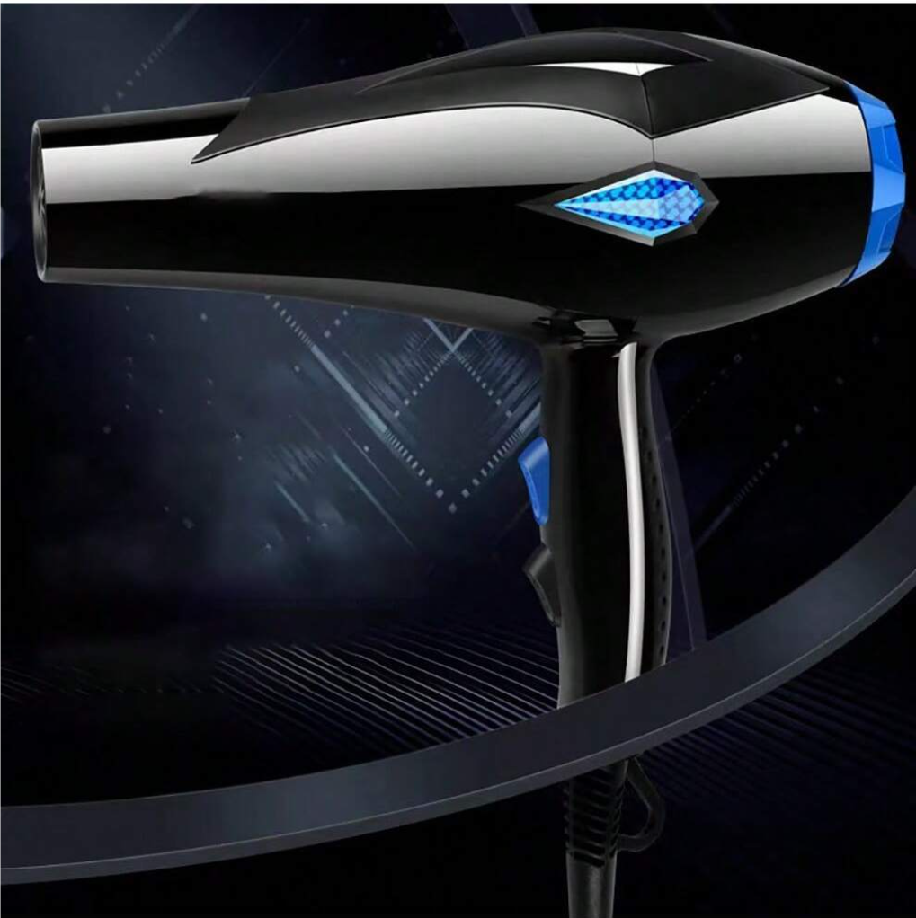 Salon-Styled Perfection: Turbo-Power Hair Dryer Set with 2 Speeds, 3 Heat Settings, Diffuser, Nozzle, and Concentration Comb - Your Lightweight Travel Companion for Fast, Gorgeous Hair Everywhere!