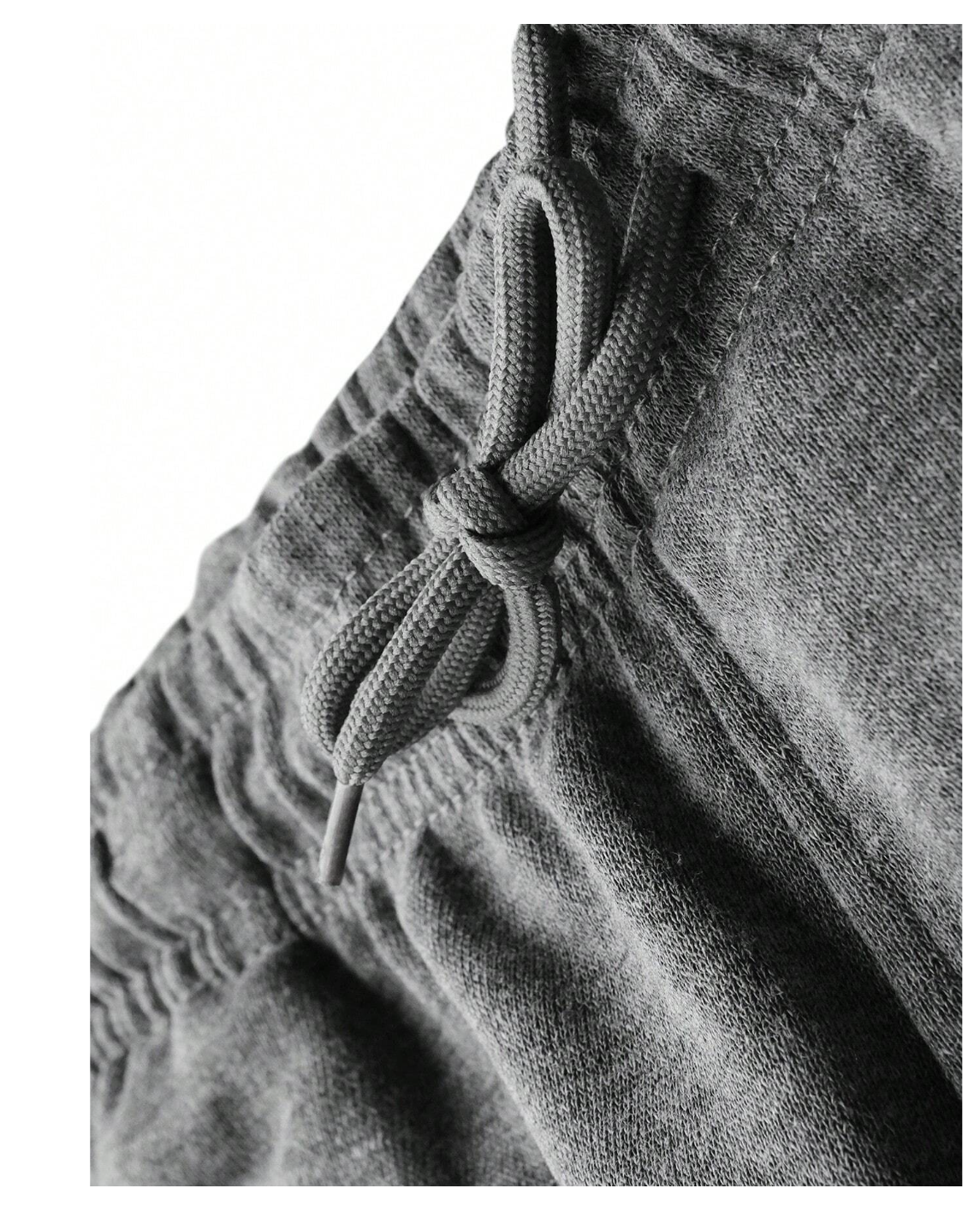 Urban Comfort: Men's Stylish Sweatpants with Flap Pockets and Drawstring Waist