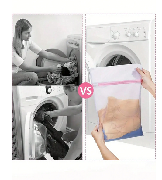 Laundry Guardians: 2pcs Premium Mesh Washing Bags - Your Ultimate Clothes Care Companion!