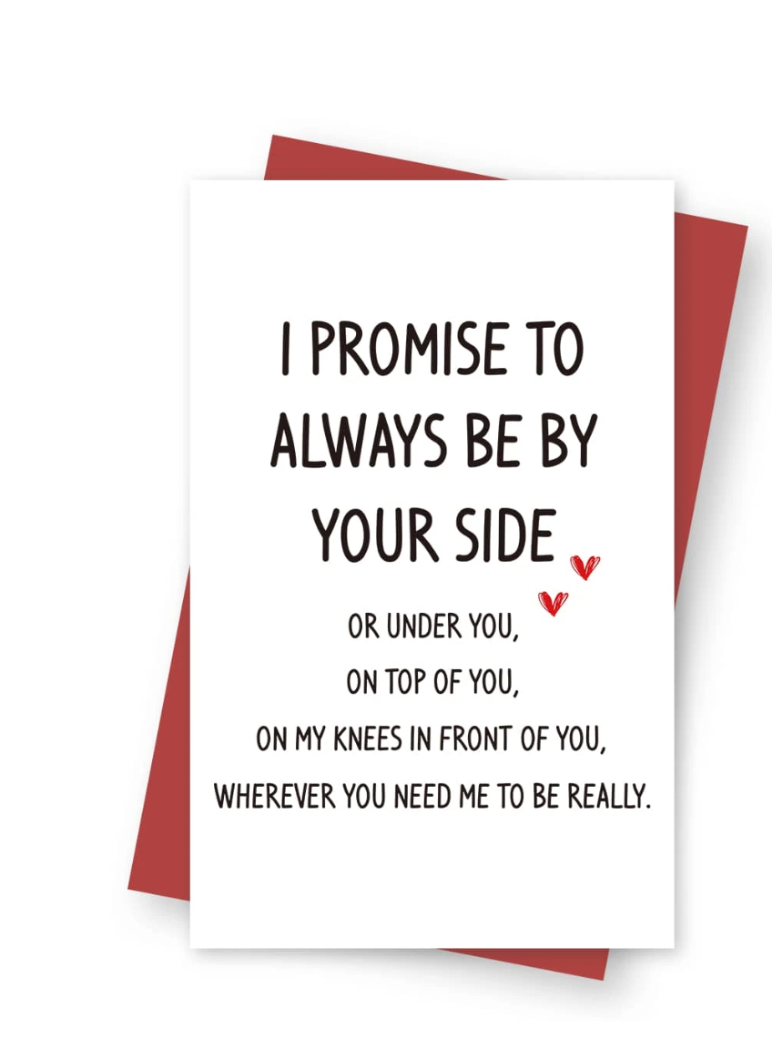 Cheeky Love Chronicles: 1 Pc Naughty Anniversary Card for Him – A Hilarious Blend of Romance and Laughter for Your Special Occasions!