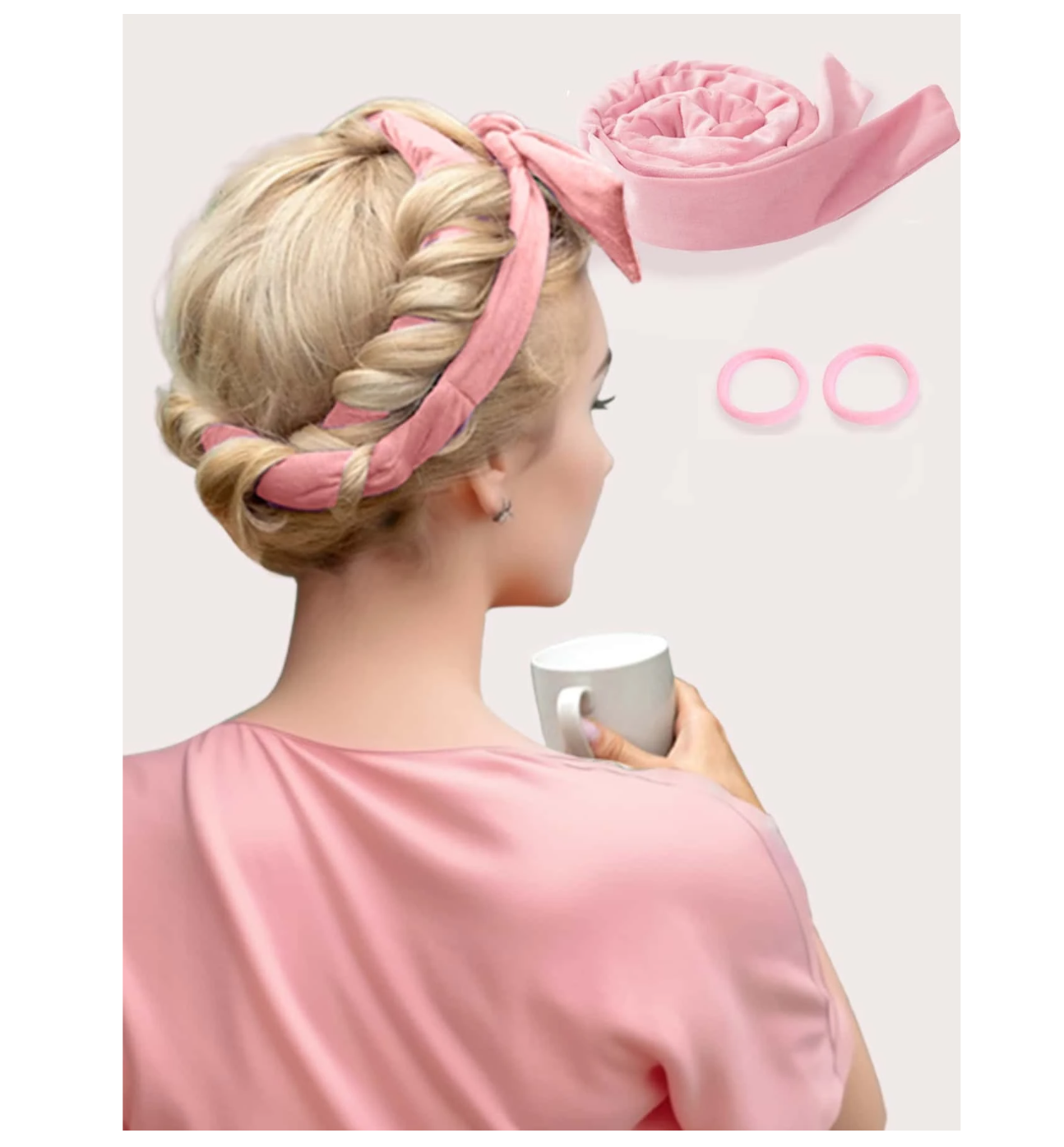 Dreamy Waves Sans the Heat: Black Friday Special on Heatless Curling Rod Headband – Unleash Your Natural Soft Wave with Sleeping Curls Ribbon Rollers!