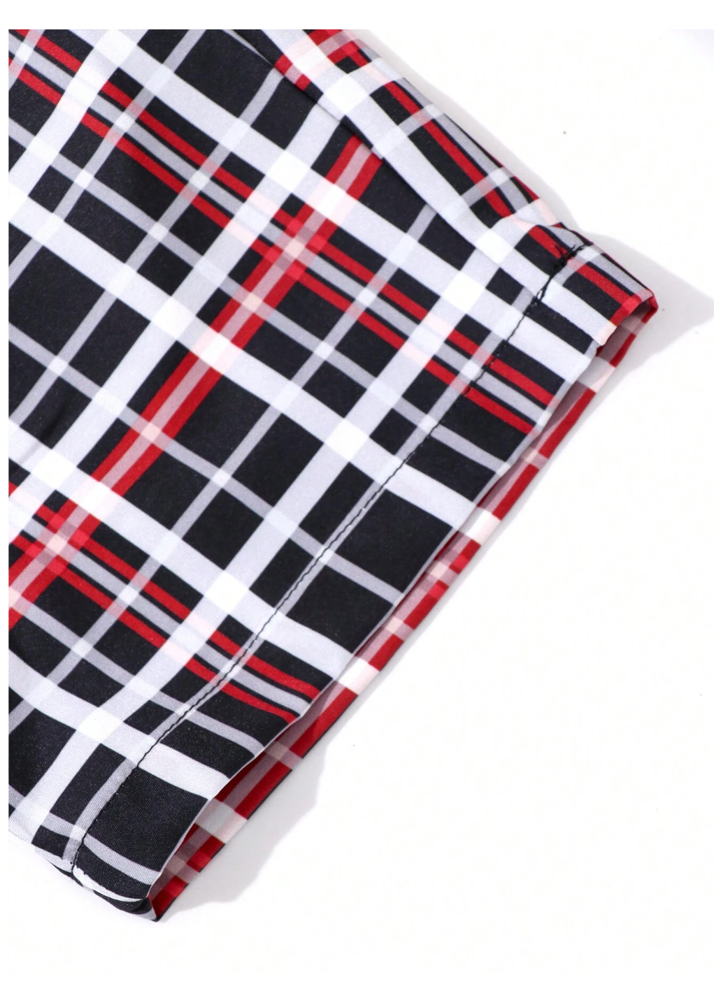 Plaid Dreams: Men's 3pcs Sleep Pants Set.