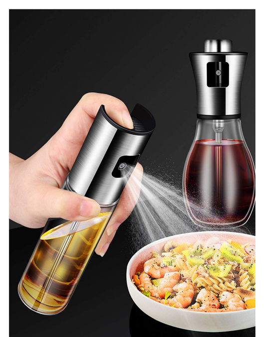 Sizzle & Spritz: Glass Oil Spray Bottle – Elevate Your Culinary Creations with Precision and Flavor!