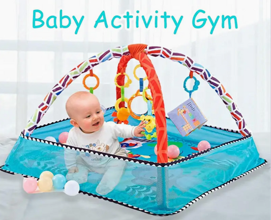 Playful Beginnings: Baby Fitness Frame Crawling Game Pad – The Ultimate Multifunctional Educational Mat for Little Explorers!