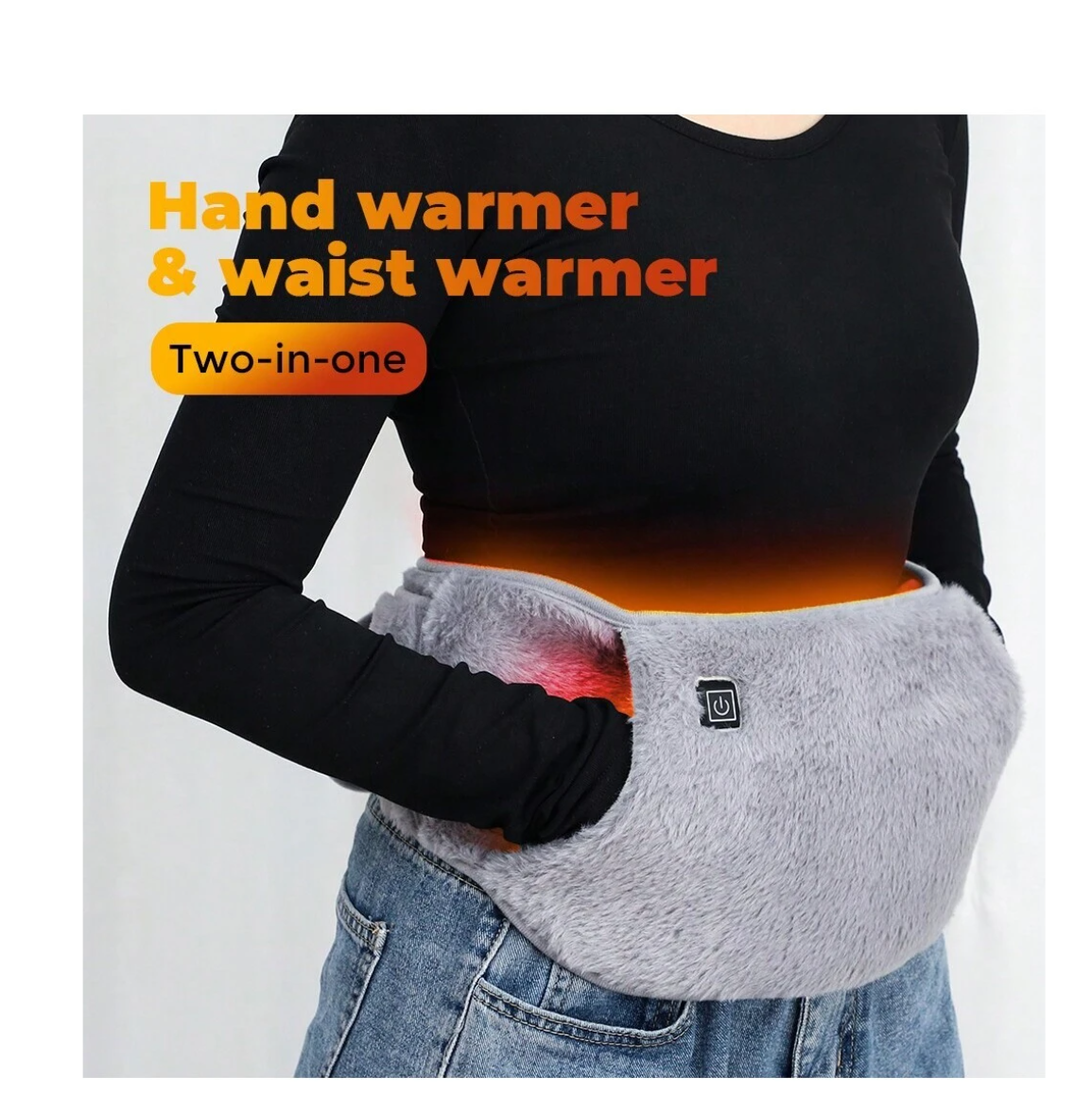 On-the-Go Warmth: Portable Cordless Heating Pad with Graphene Technology for Women and Girls – Fast, Versatile, and USB Rechargeable!