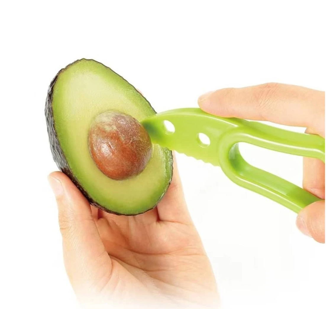 Avocado Magic: 3-in-1 Slicer for Hassle-Free Prep!