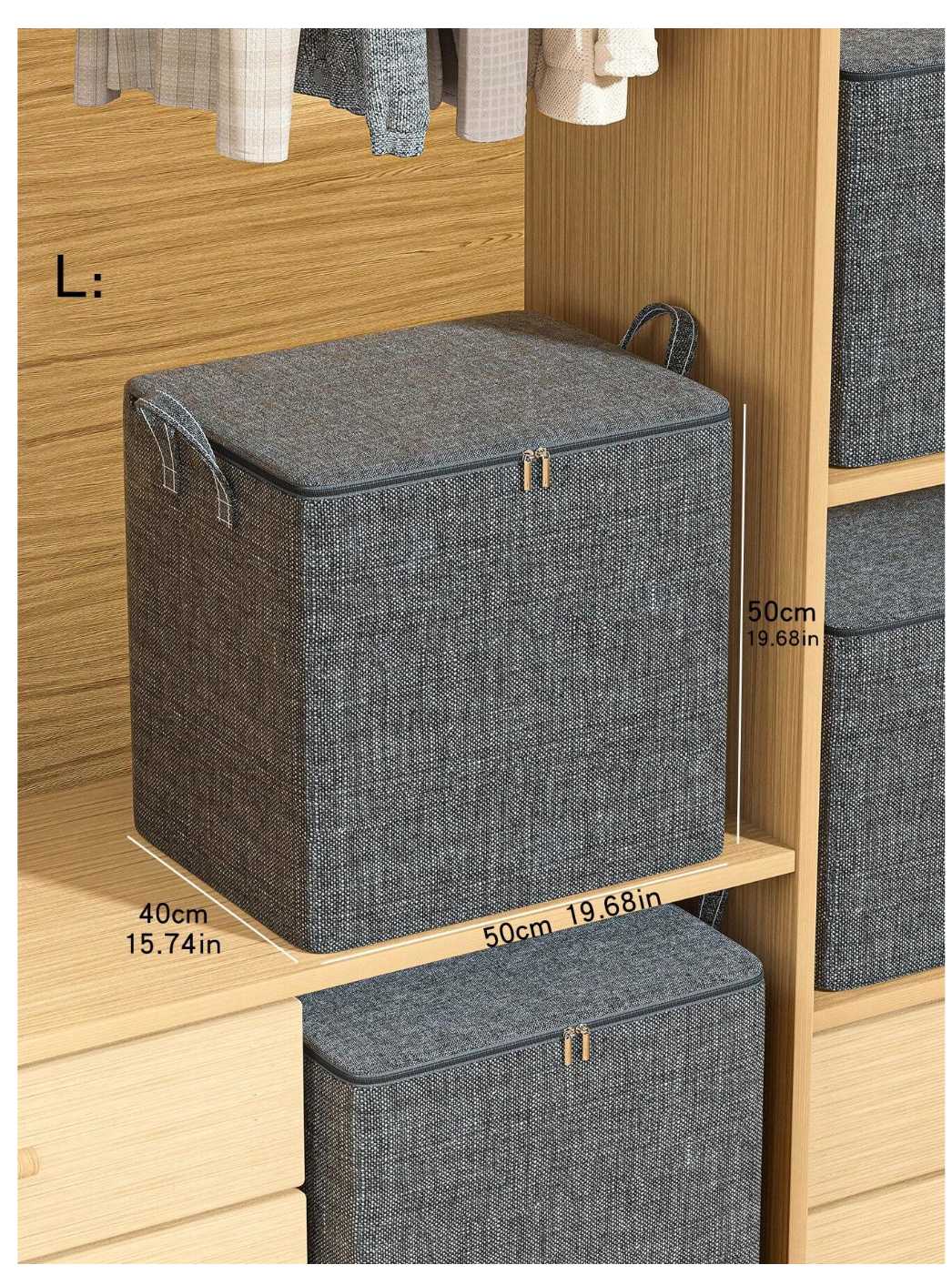Zip, Fold, Organize: 1PC Cationic Zipper Storage Bag – Your Stylish Solution for Home Storage and Organization!
