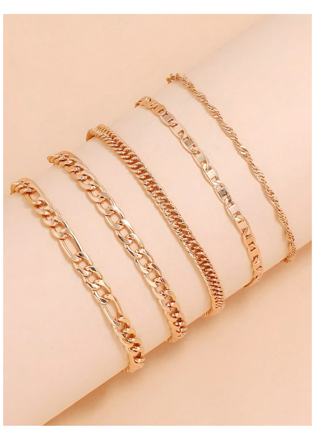 Glamorous Serpent Style: 1pc European & American Fashionable & Simple Metal Snake Chain Anklet Set - Perfect for Beach Outfits and Everyday Chic!