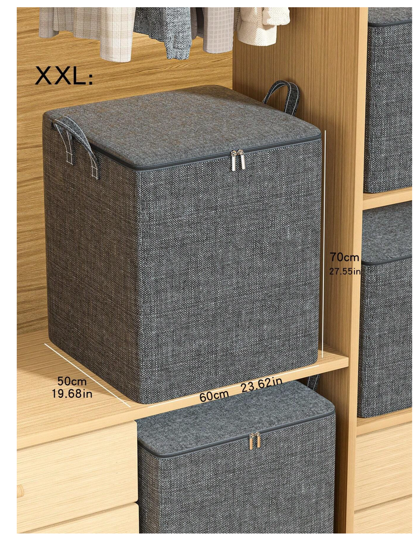 Zip, Fold, Organize: 1PC Cationic Zipper Storage Bag – Your Stylish Solution for Home Storage and Organization!