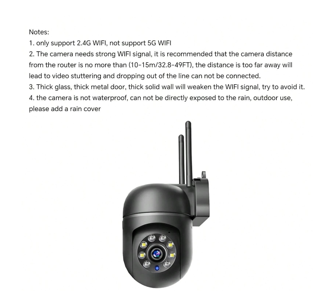 Secure, Smart, and Seamless: The Ultimate 1080P Wireless Security Camera for Every Home!