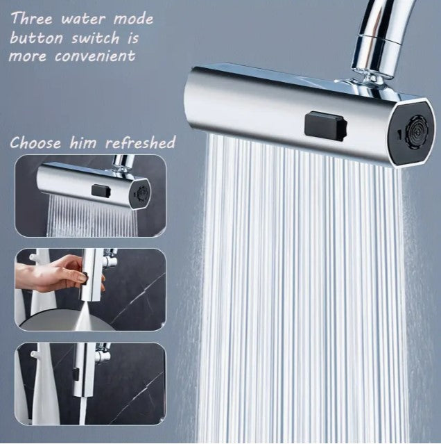 Streamline Your Sink: Multifunctional Faucet Adapter for Bathroom Washbasins - Your Essential Home Upgrade!