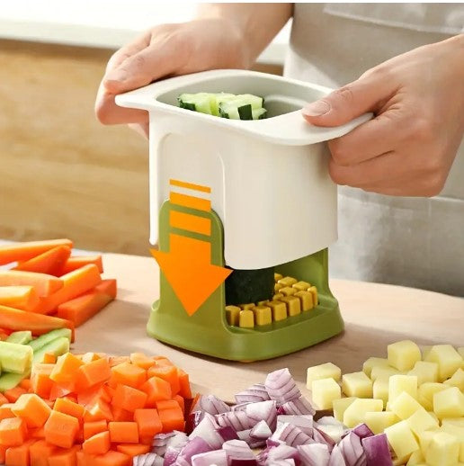 "Slice & Dice with Ease: 1 Pack Vegetable Chopper - Your Ultimate Kitchen Solution for Effortless Cutting of Fruits & Veggies!"