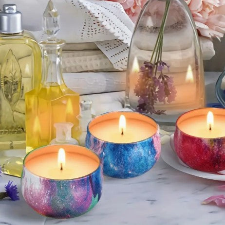 Blissful Glow Collection: 9pcs Aromatherapy Candle Gift Set for Women - Perfect for Special Occasions, Room and Tabletop Décor, and Heartfelt Gifts!
