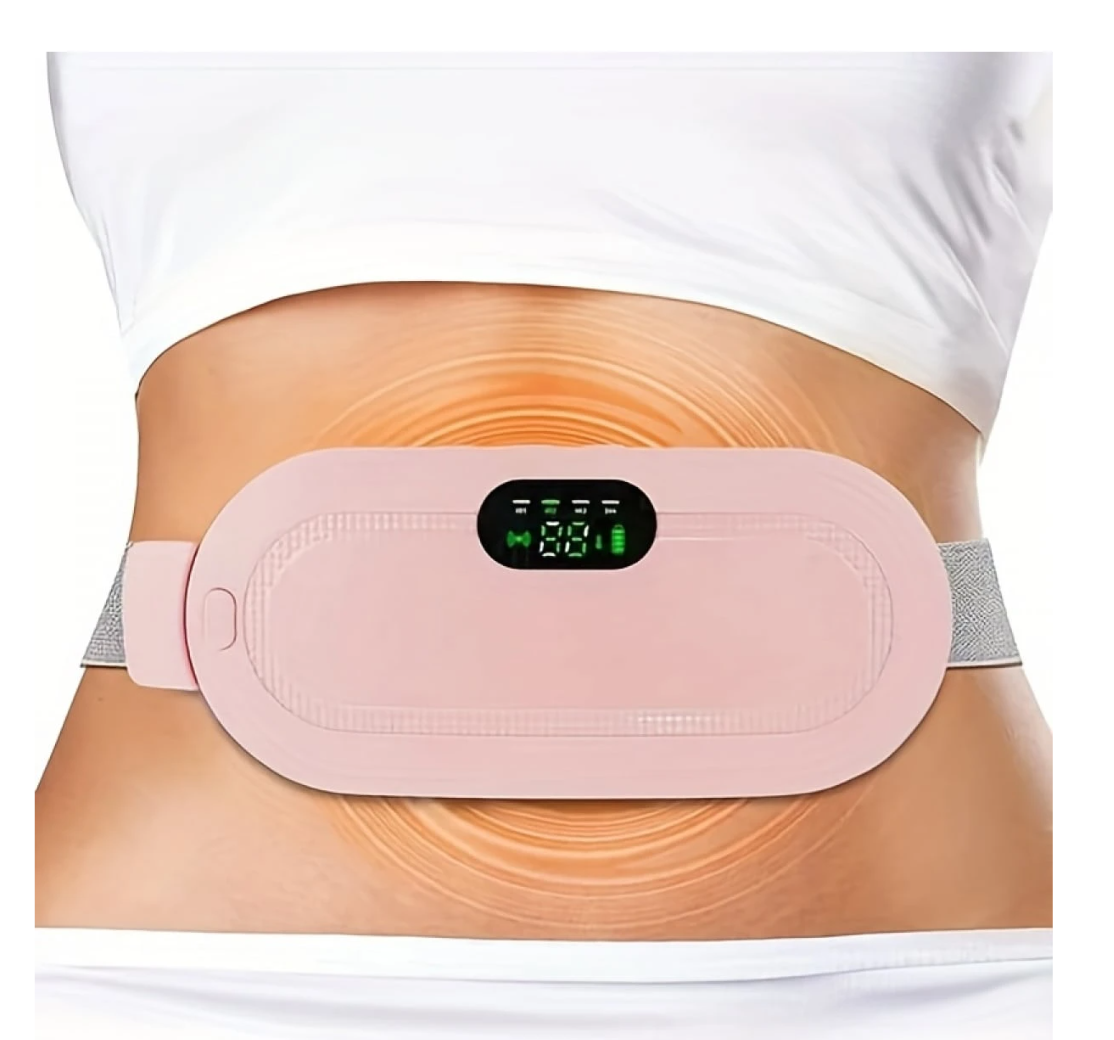 WarmEase: Cordless Heating Pad with Battery & Massage Modes