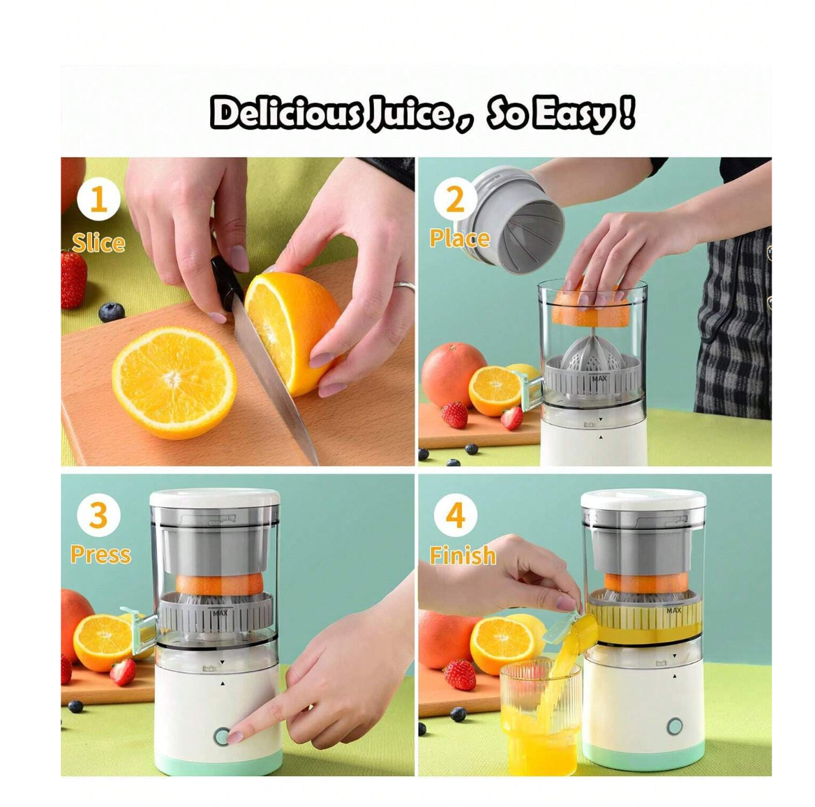 Juice on the Go: Your Ultimate Multifunctional Portable Juicer Extractor!