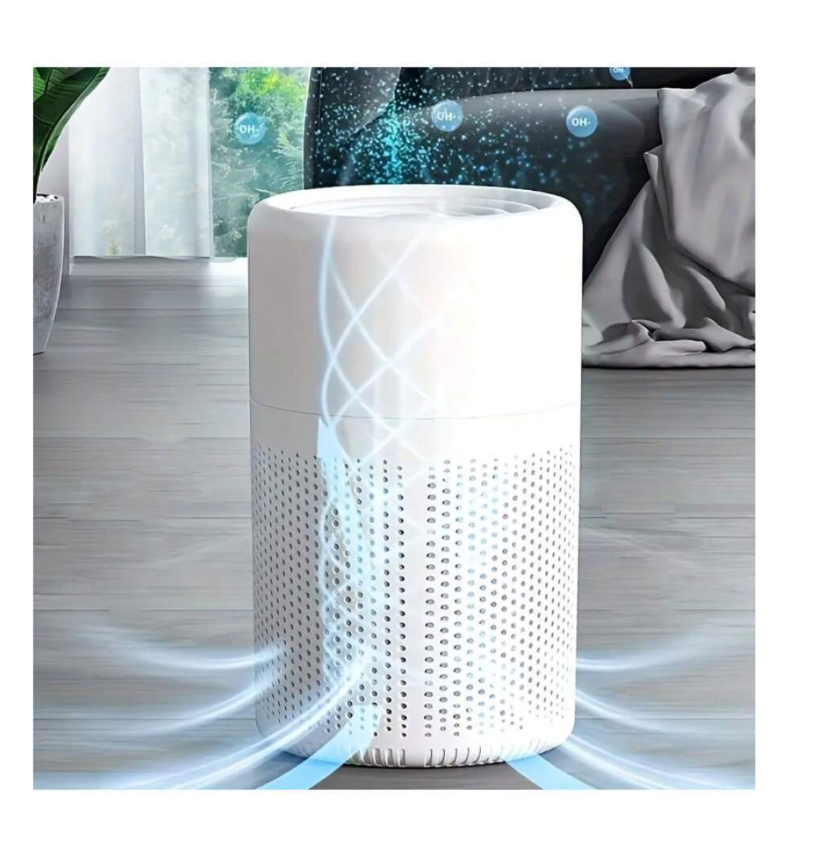 Fresh Air Oasis: HEPA Purifier with Fragrance Sponge & Activated Carbon Filter - Banish Odors & Pollutants Everywhere!