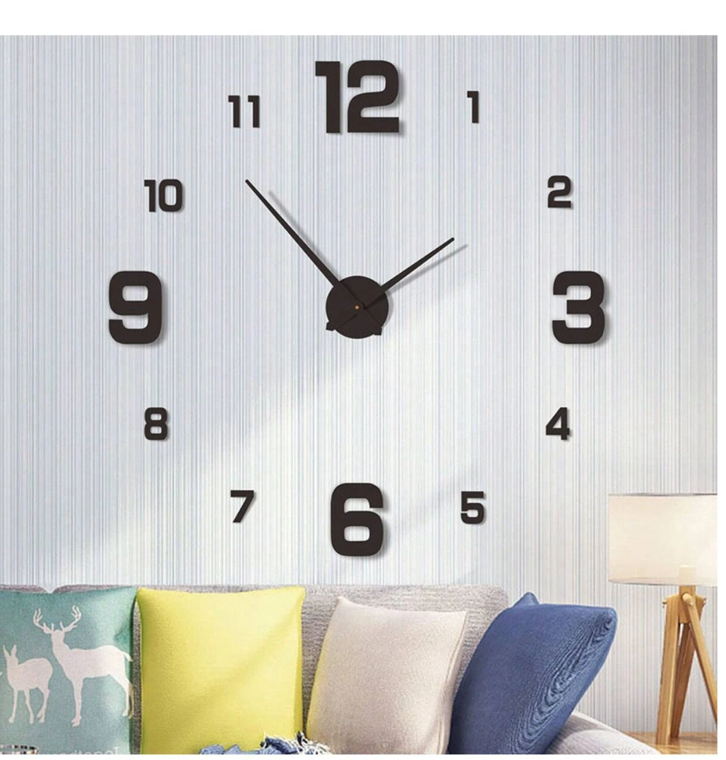 Timeless Elegance: DIY Wall Clock Sticker - Your Silent Statement Piece!
