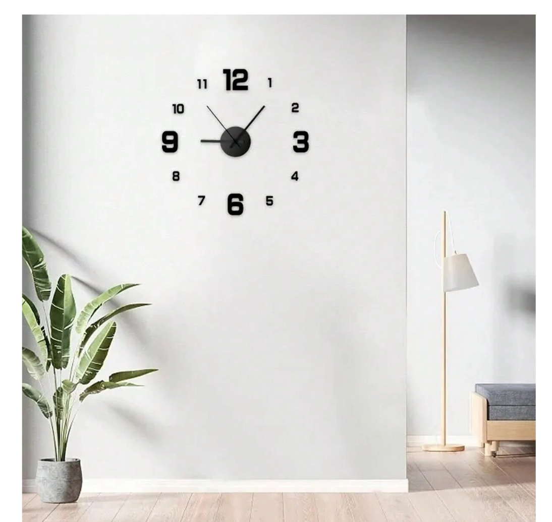 Timeless Elegance: DIY Wall Clock Sticker - Your Silent Statement Piece!