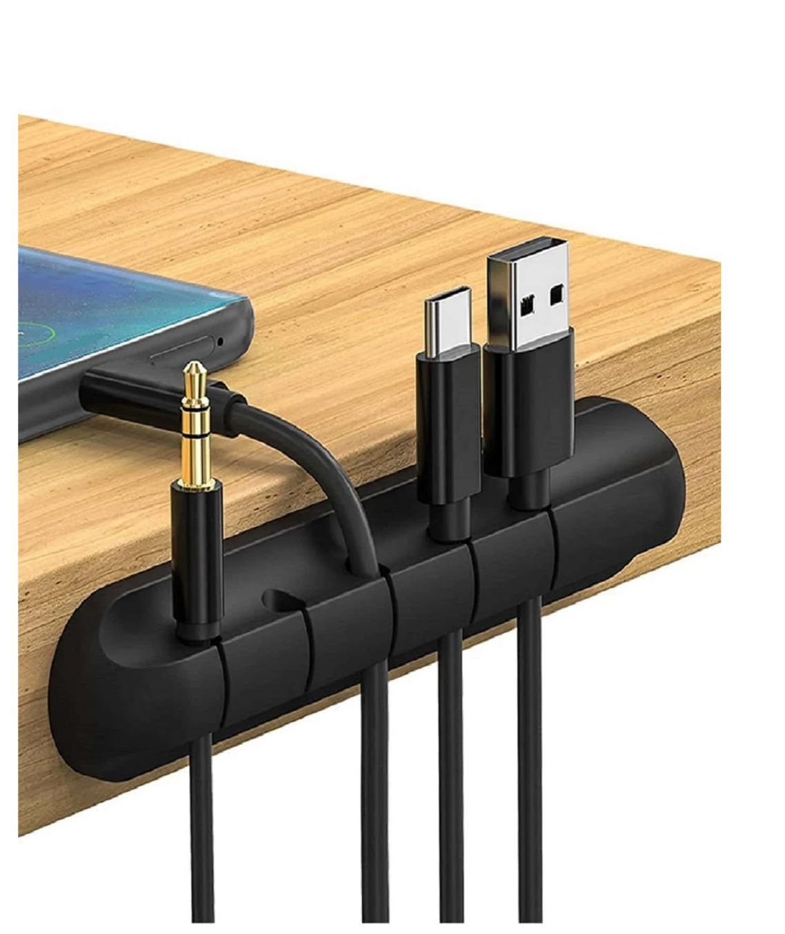 Desk Delight: Universal Desktop Data Cable Fixing Clip for a Tangle-Free Tech Haven!