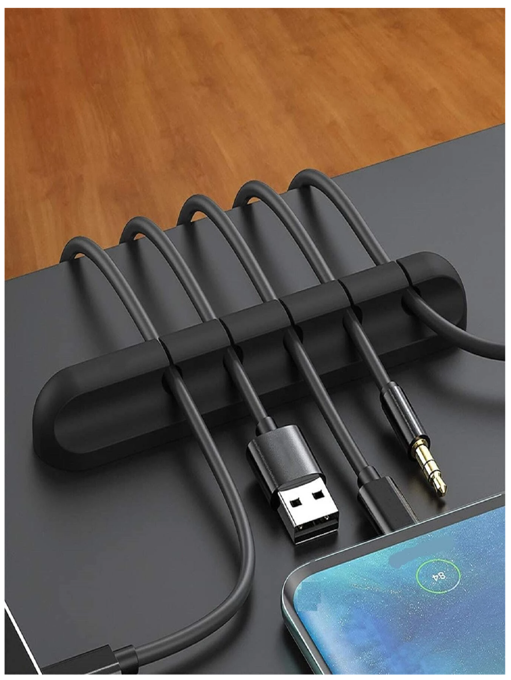 Desk Delight: Universal Desktop Data Cable Fixing Clip for a Tangle-Free Tech Haven!