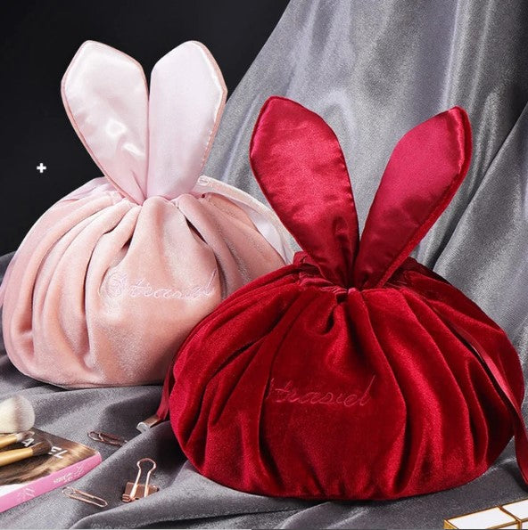 Hop into Beauty: Rabbit Cosmetics Pouch for Your Essentials