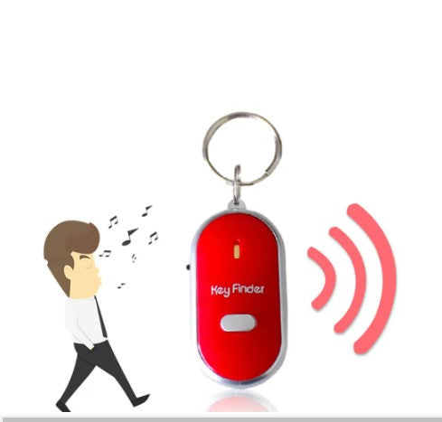 Find Me Now: LED Keychain Sound Locator & Remote Control Key Finder - The Perfect Gift for Anyone!