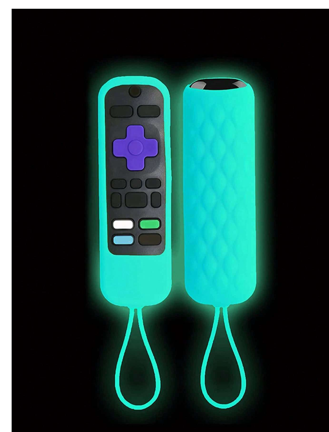 Colorful Protection: Shock-Absorbing Silicone TV Remote Cover Set.